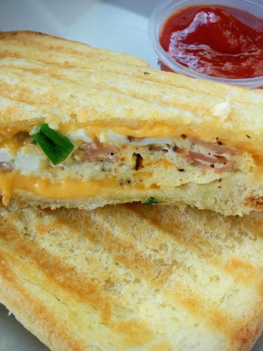 Toasted Denver Omelette Sandwich