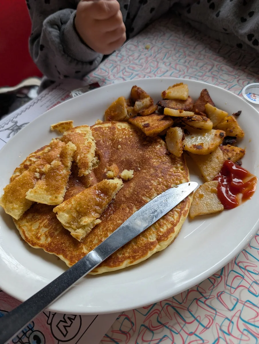 Pancakes with Home Fries