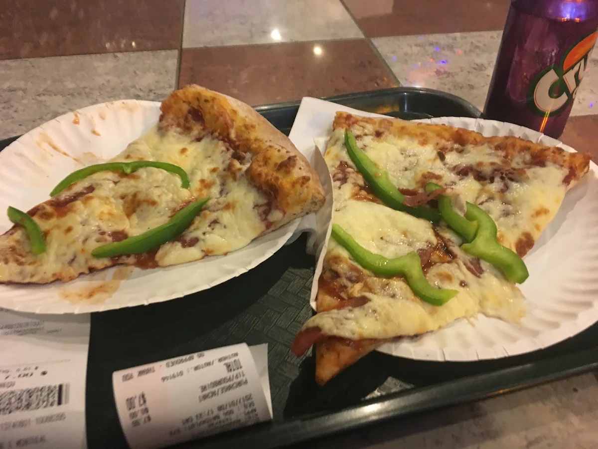 All Dressed Pizza Slice
