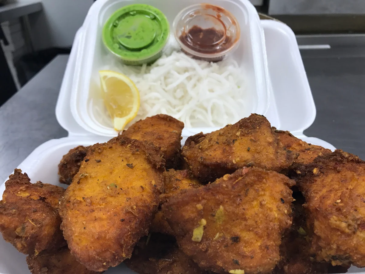 Achaari Fish Pakora