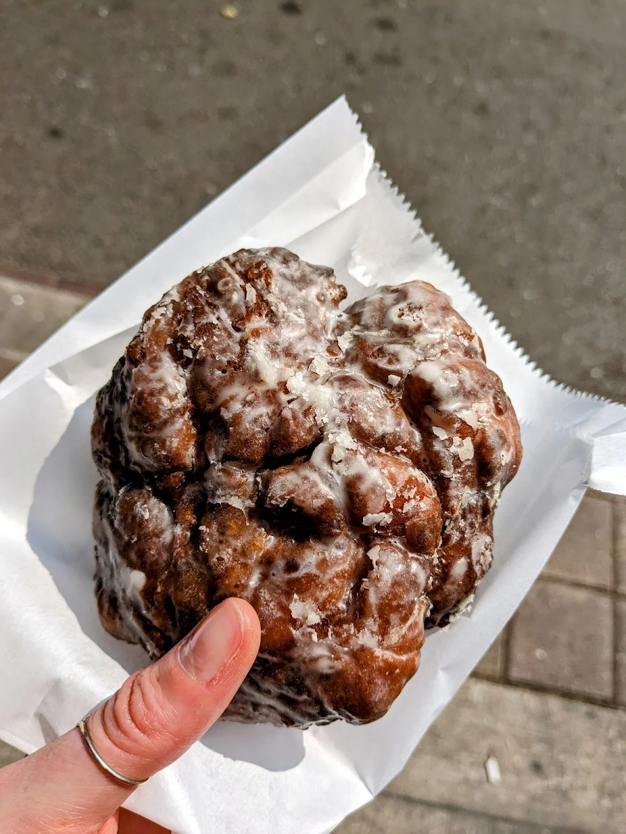 Apple Fritter Nutella Filled
