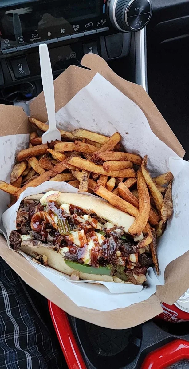 Orleans Philly Cheese Steak Sandwich