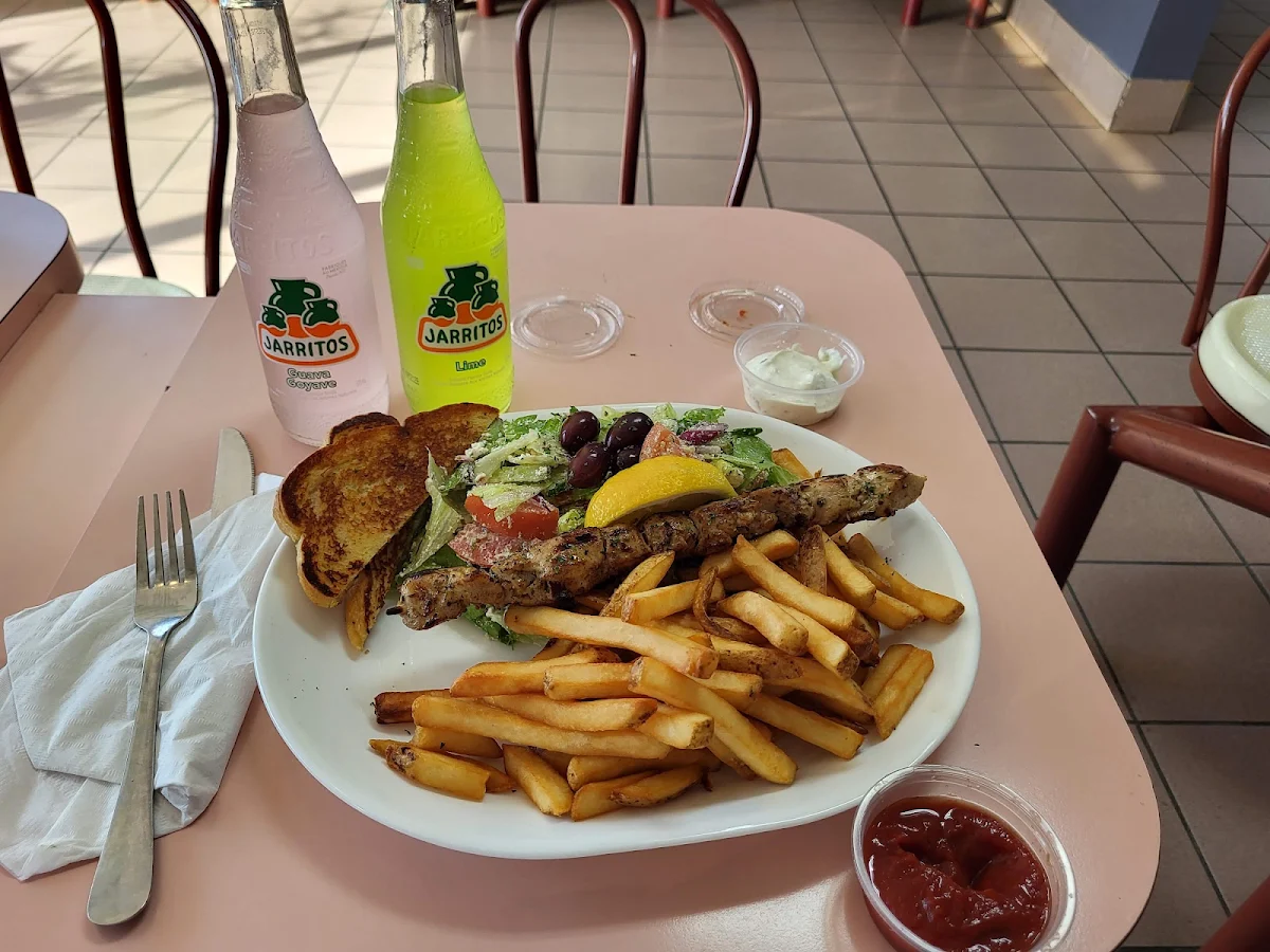 Chicken Souvlaki Platter