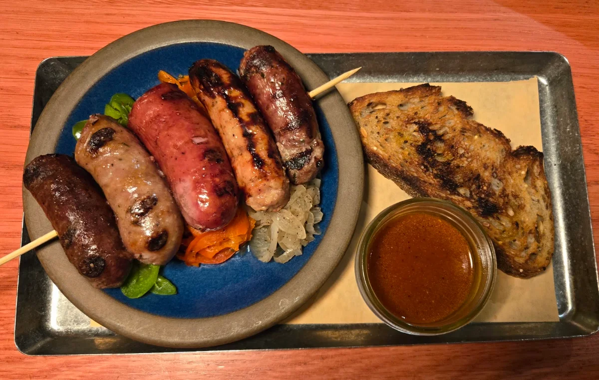 Sausage Sampler Platter