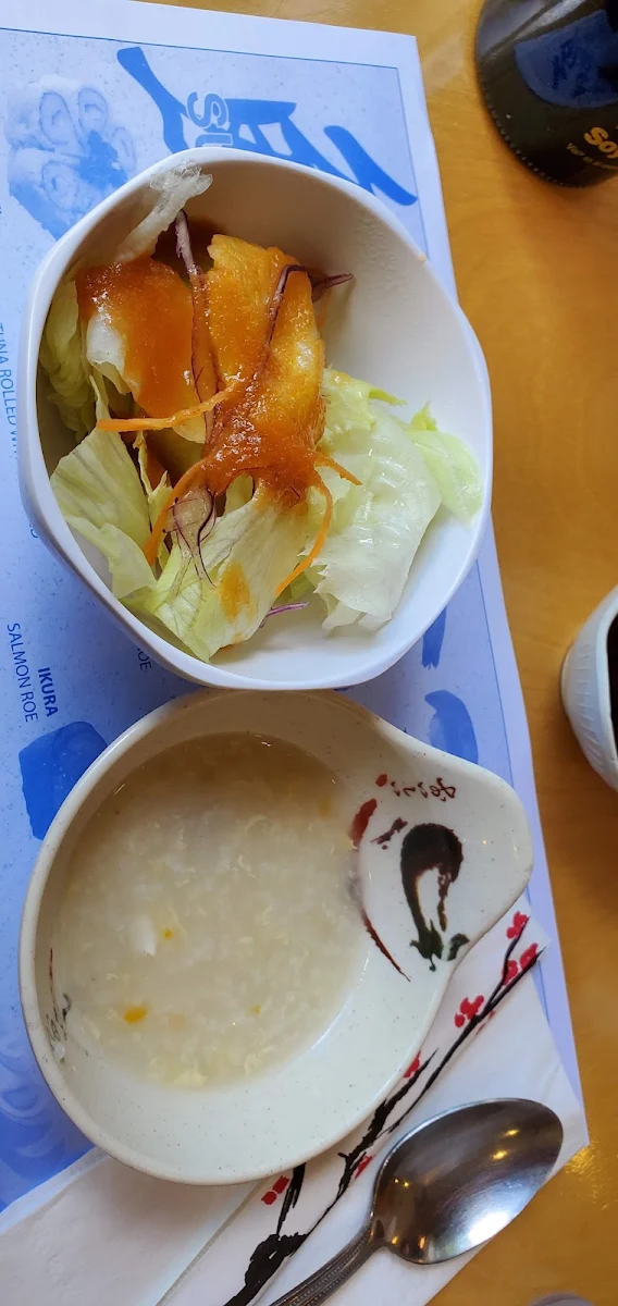 Salad and Miso Soup