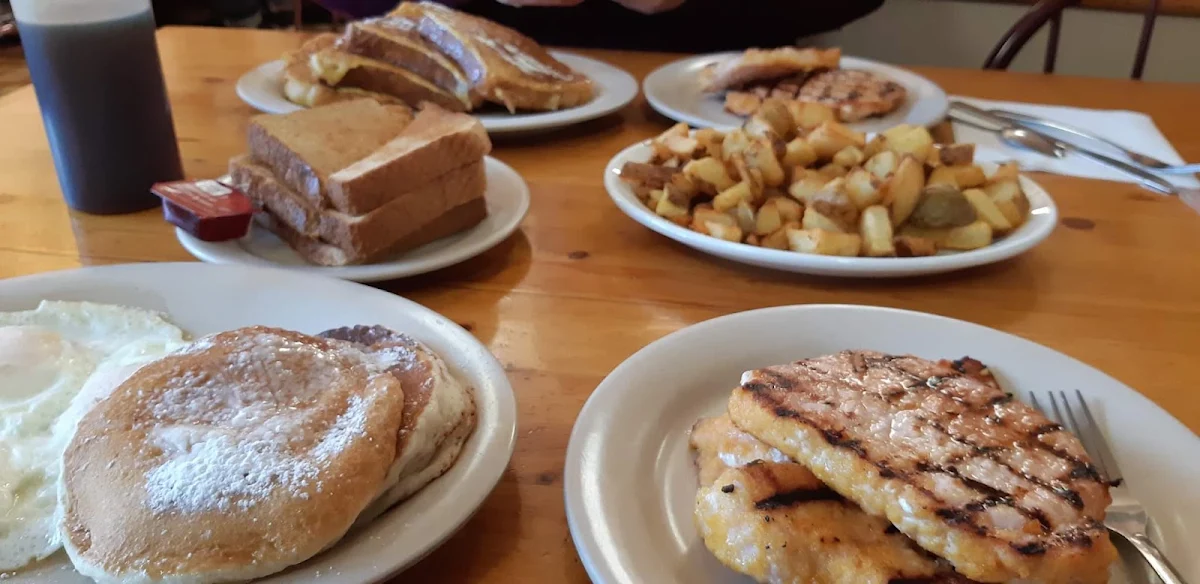 French Toast with Pemeal Bacon and a Hungry Man Breakfast