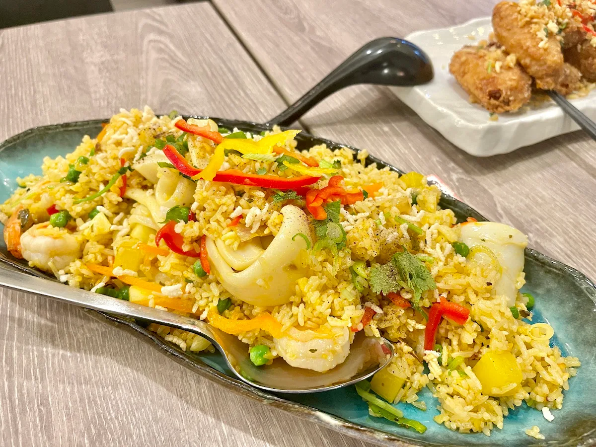 Seafood Pineapple Fried Rice