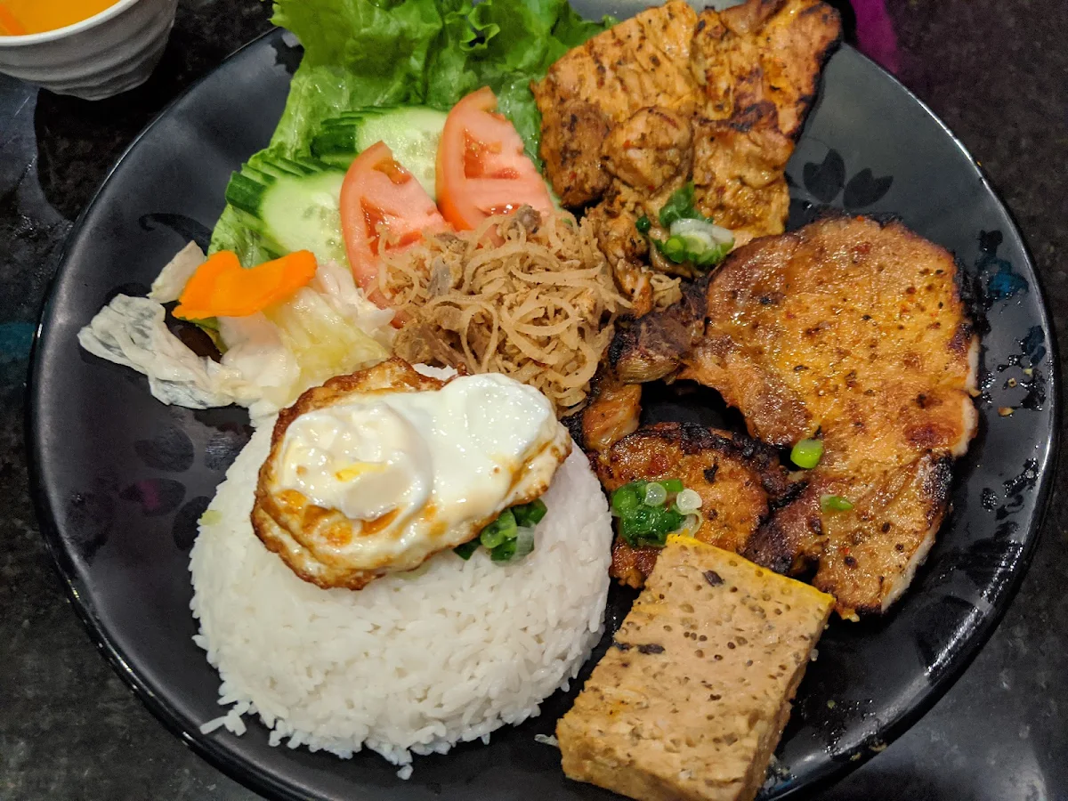 Chicken Pork Chop & Fried Egg