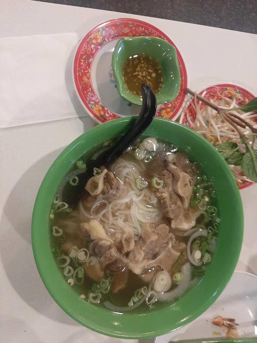 Noodle Soup with Rare Beef
