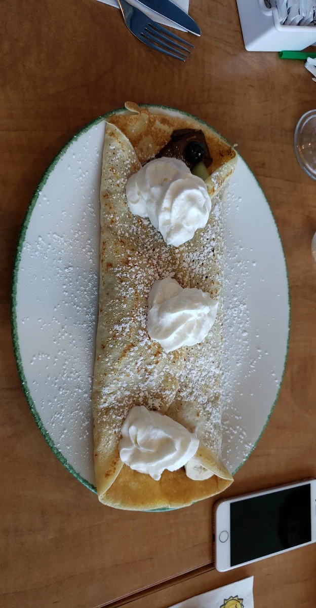Banana and Nutella Crepe