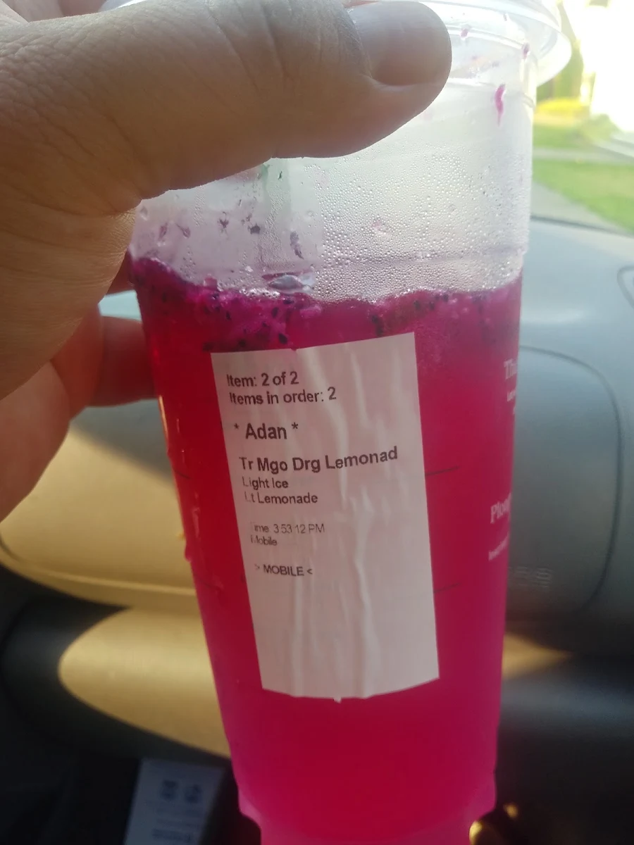 Mango Dragonfruit Refresher
