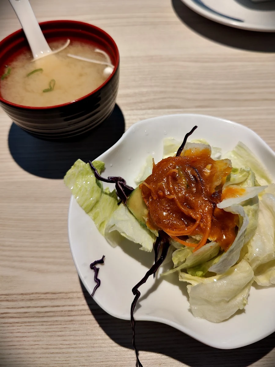 Miso Soup and Salad