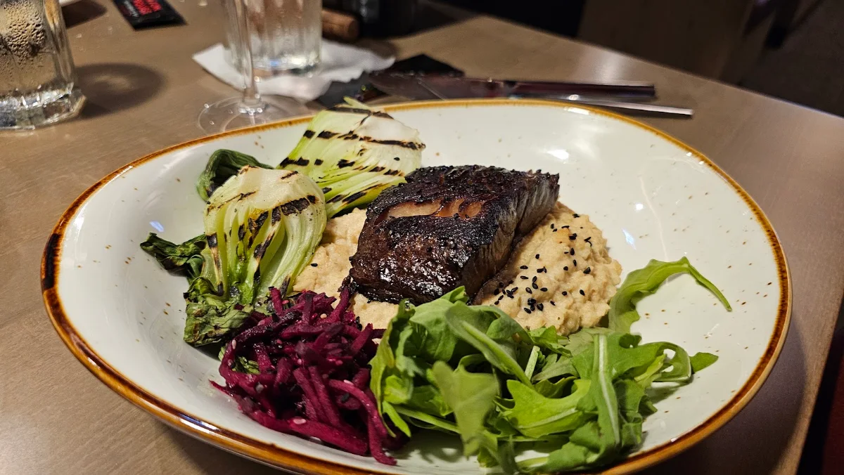 Maple Candied Smoked Salmon Salad