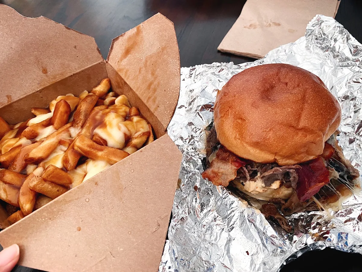 Poutine and Philly Steak Melt