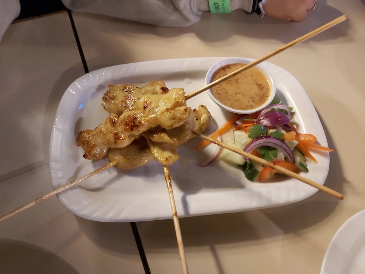 Satay Chicken with Peanut Sauce