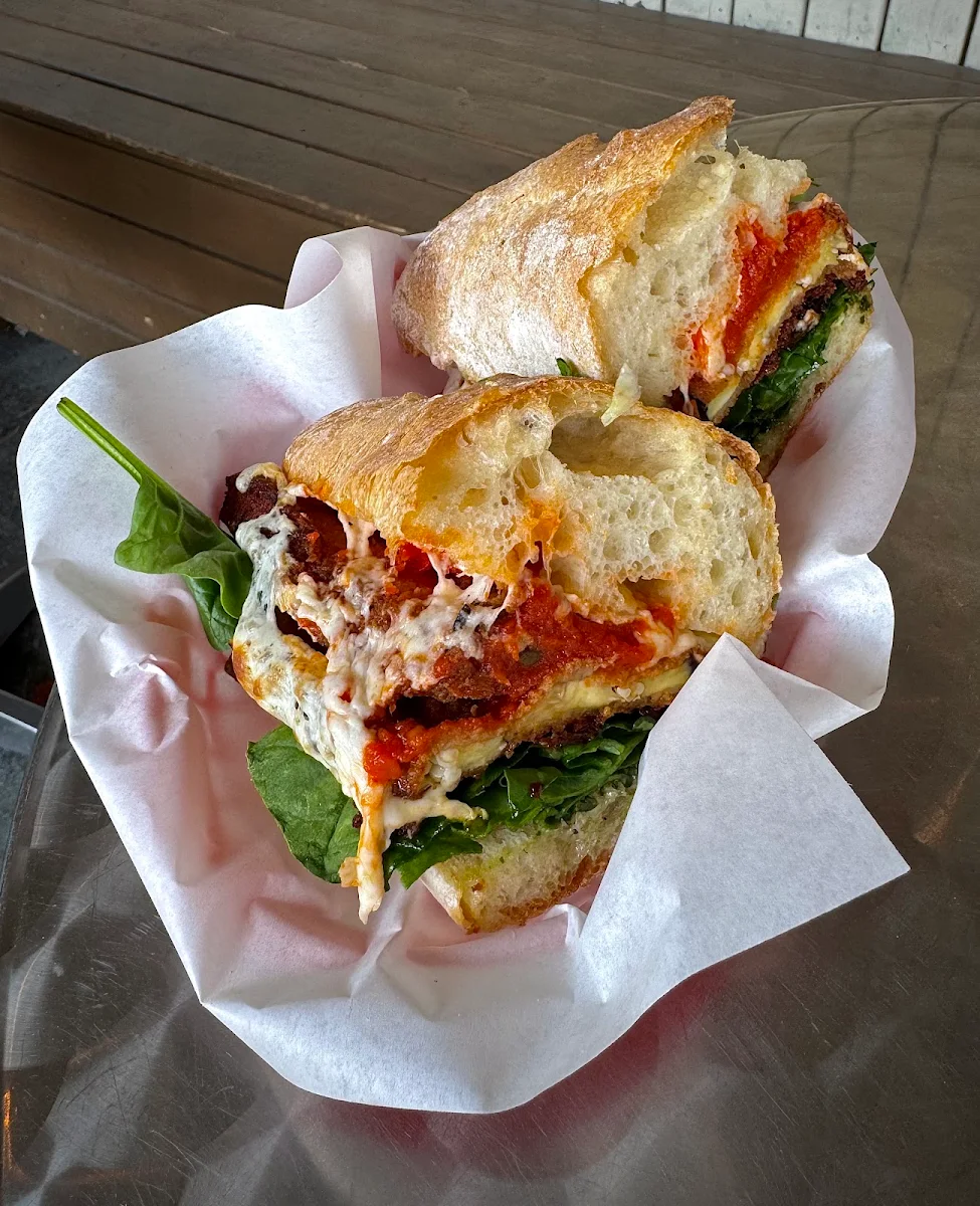 Eggplant Parm Sandwich
