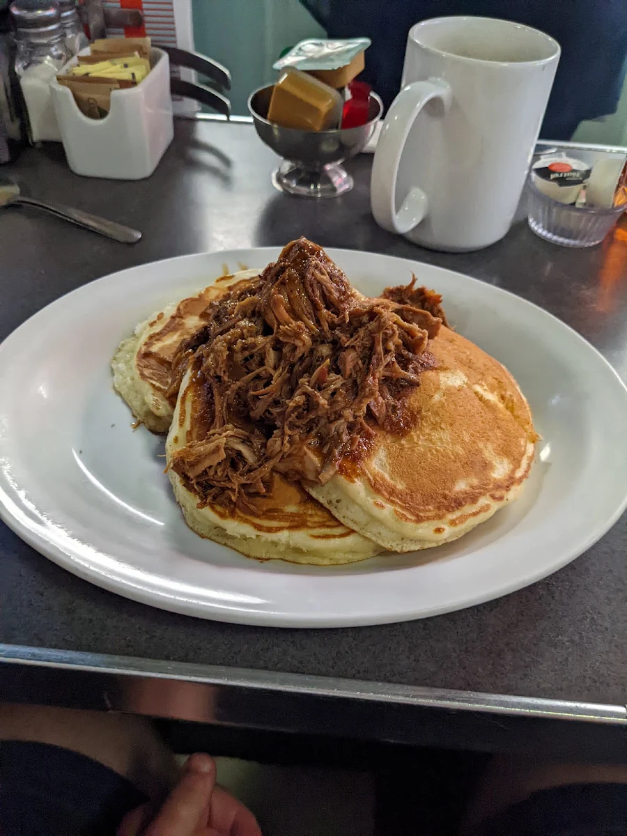 Pulled Pork Pancakes