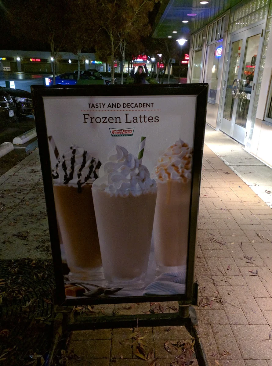 Frozen Lattes, Krispy Kreme