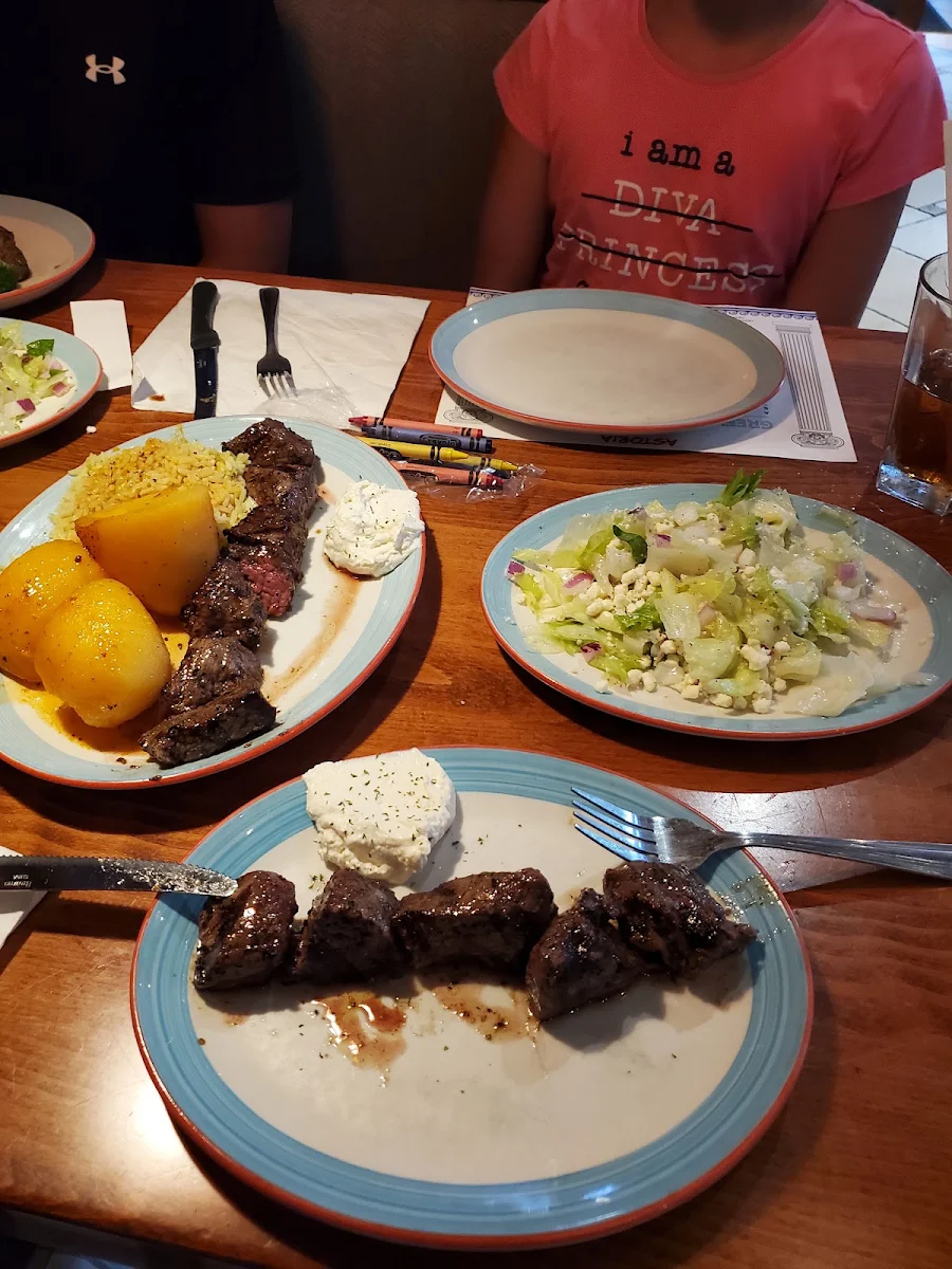 Beef Souvlaki Platter