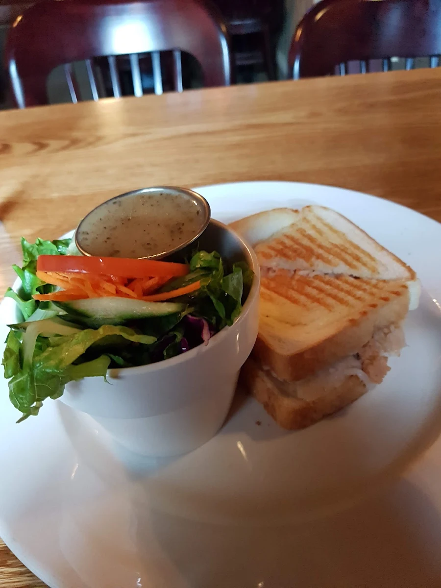 Lobster Grilled Cheese with Salad