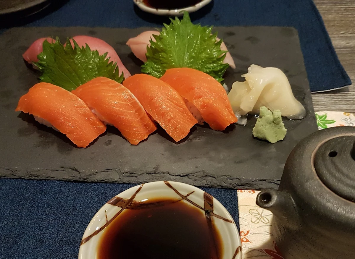 Tuna and Salmon Sushi