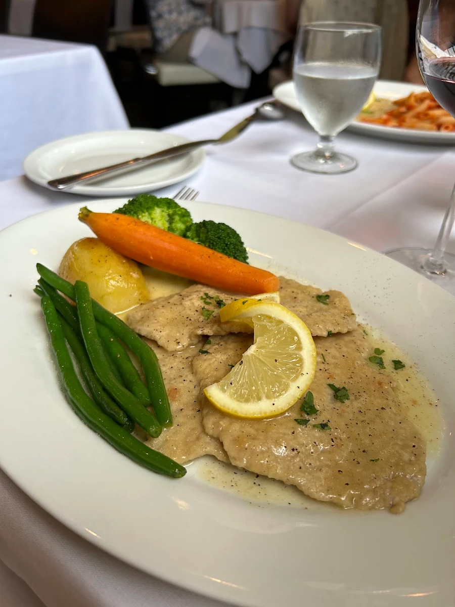 Veal Limone with Veggies Gluten-Free