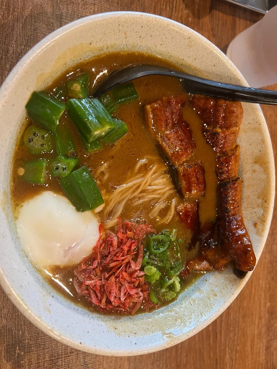 Grilled Eel Curry Miso Ramen