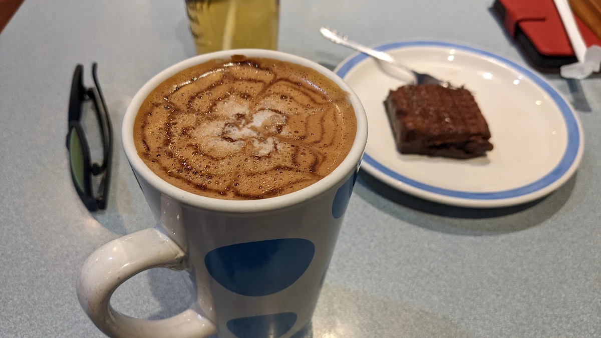 Mocha with Coconut Milk and Dutchie Brownie