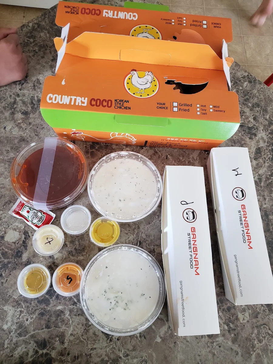 Korean Fried Chicken Dinner