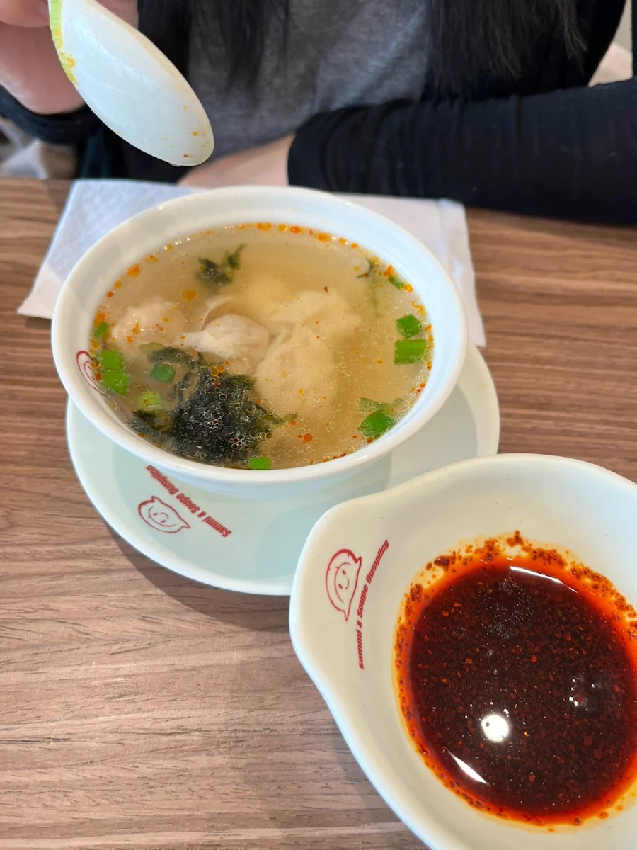 Wonton Soup with Shrimp