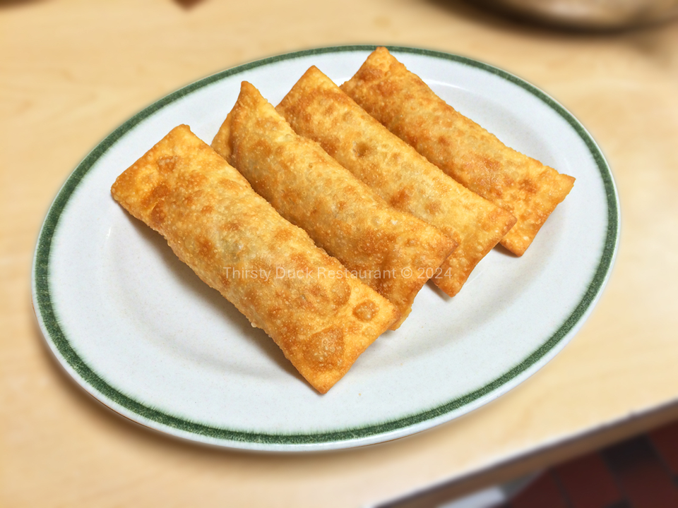 1. Egg Roll (No Meat)