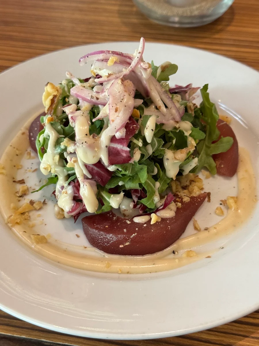 Poached Pear Salad