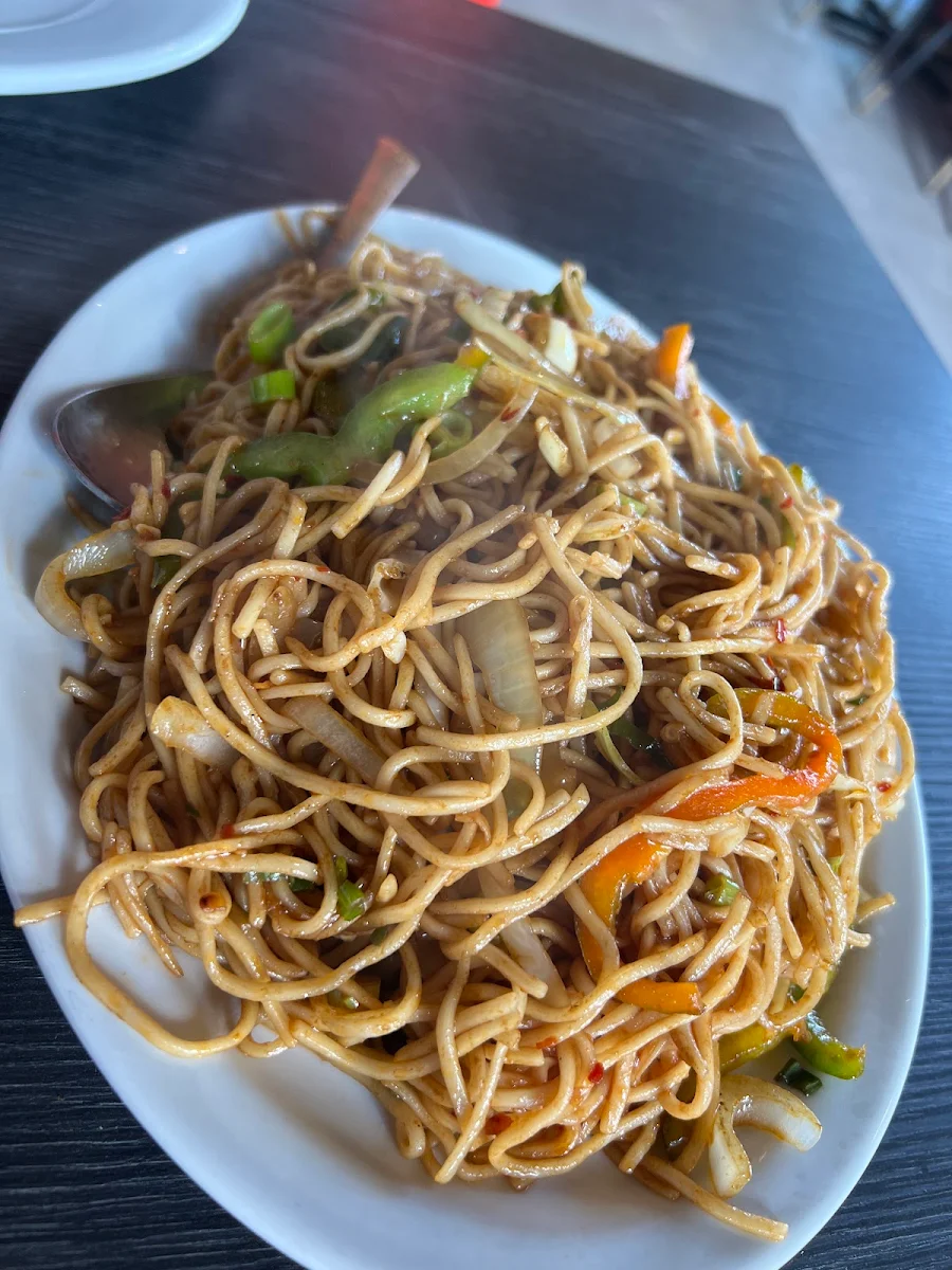 Hakka Veg Fried Noodles