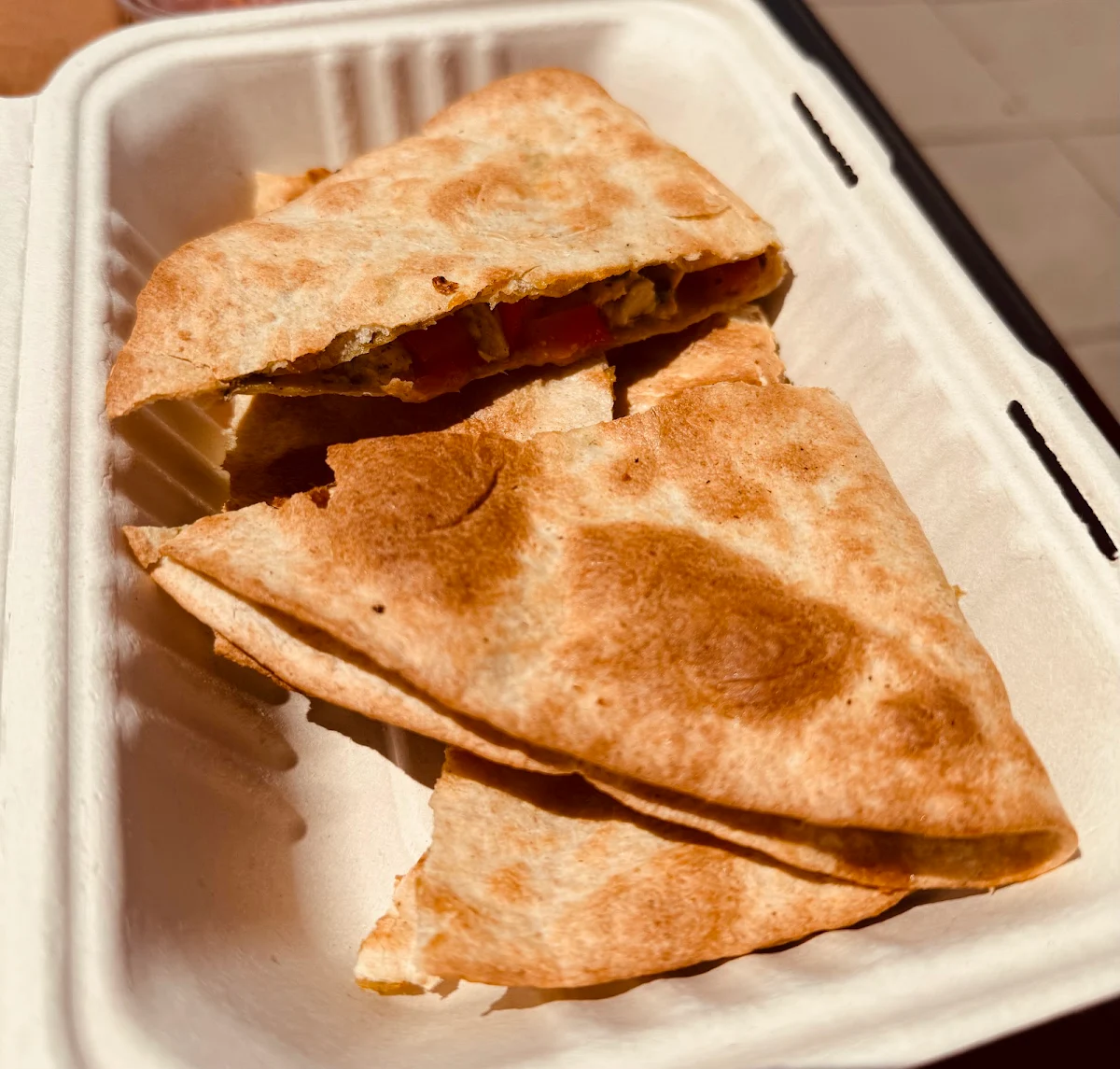 Quesadilla, Chopped Leaf