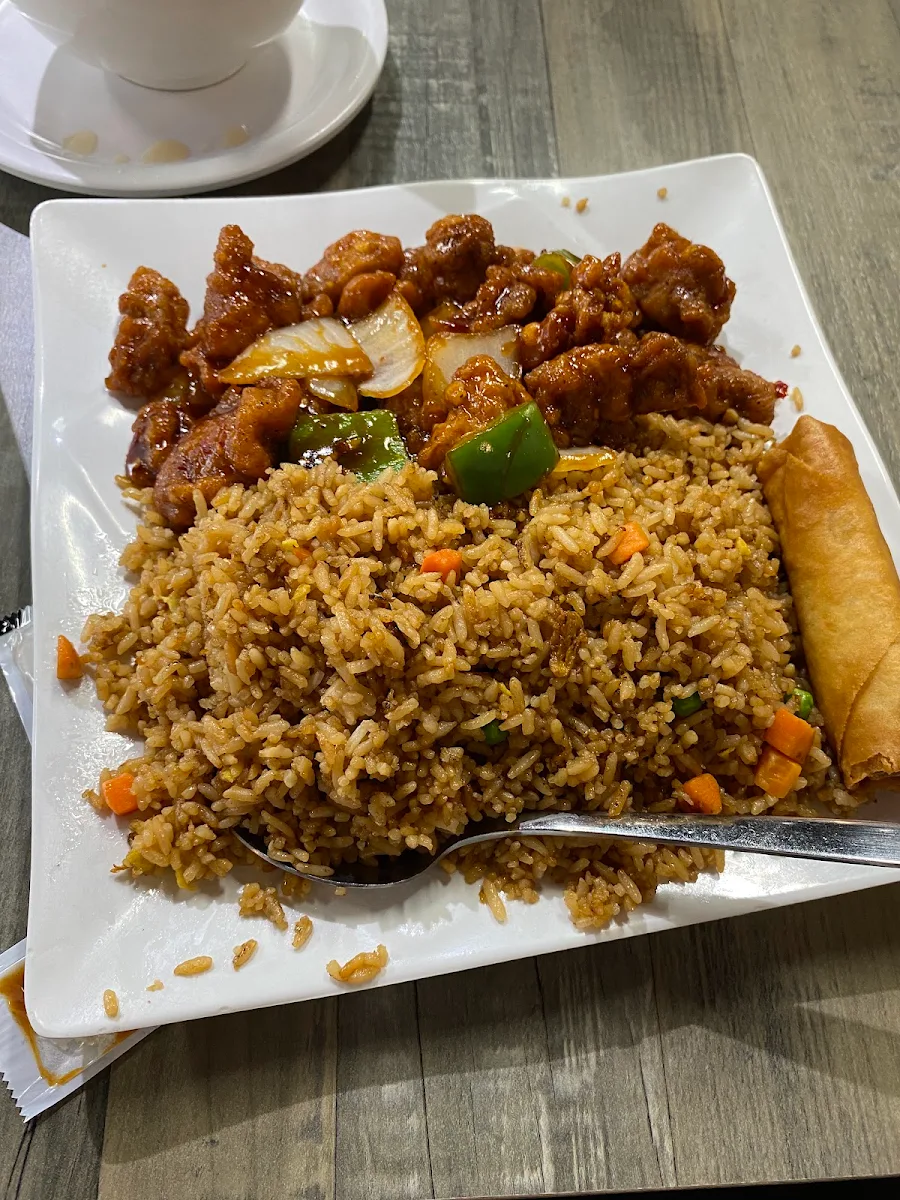 General TSO Chichken with Fired Rice
