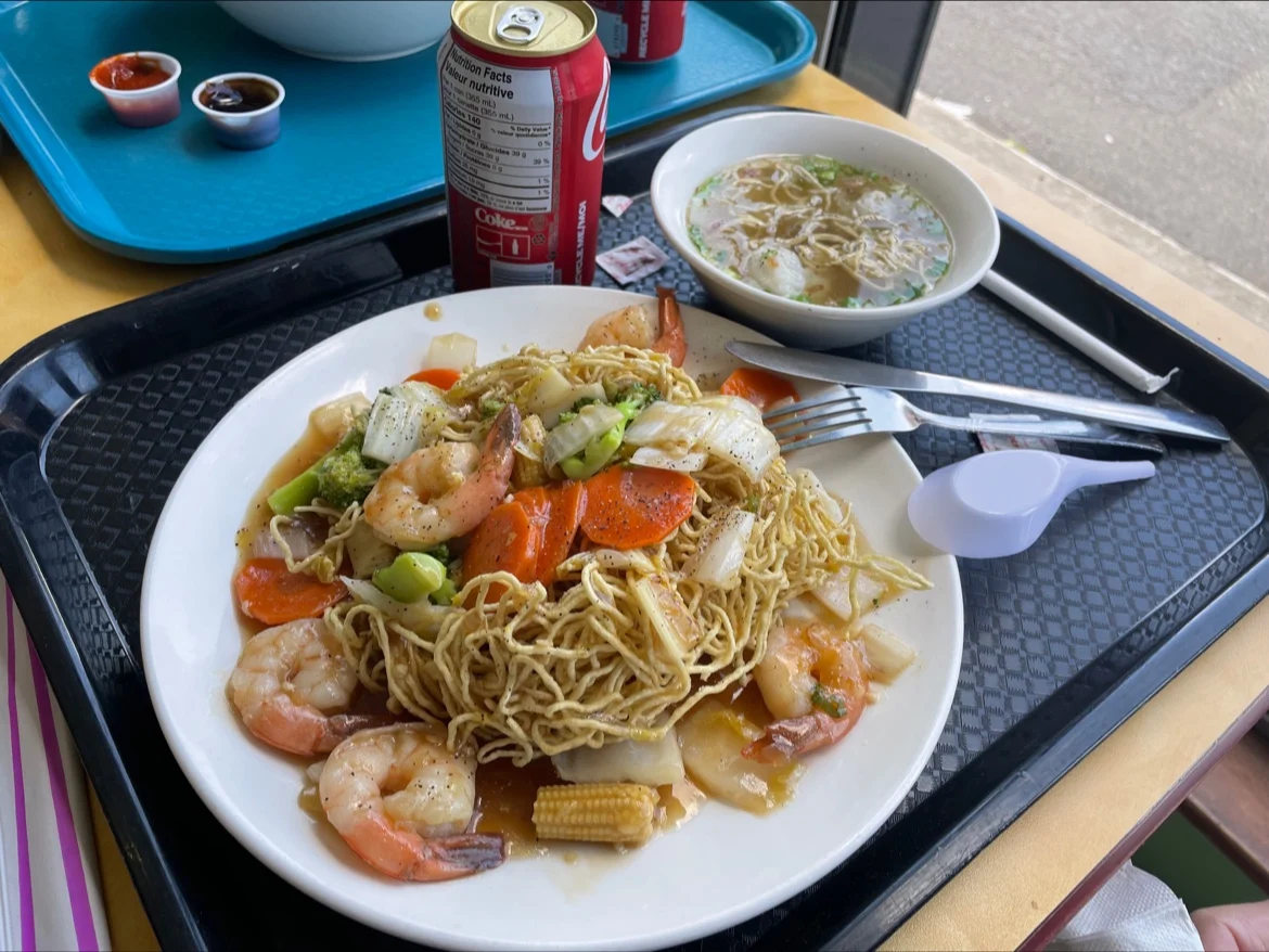 Nouilles Croustillantes Aux Crevettes