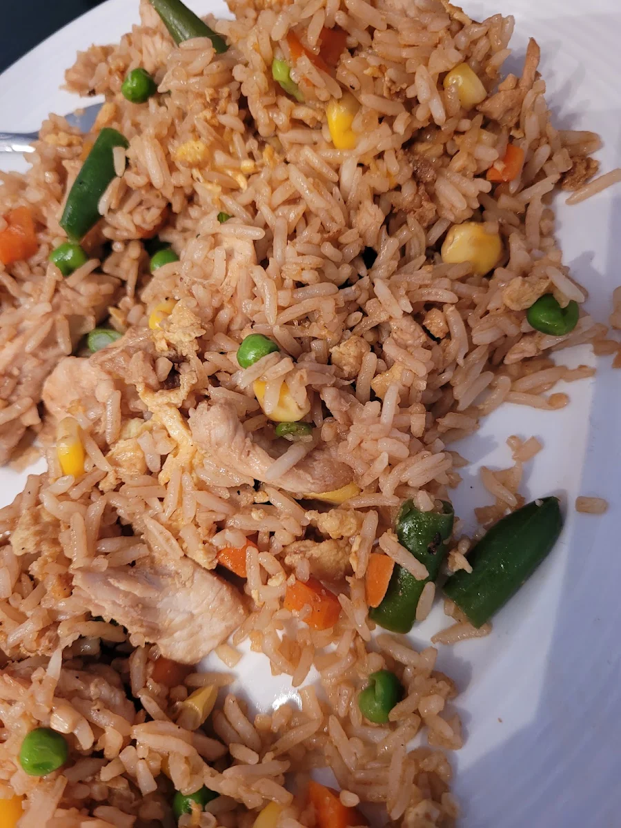 Riz Frit Au Poulet