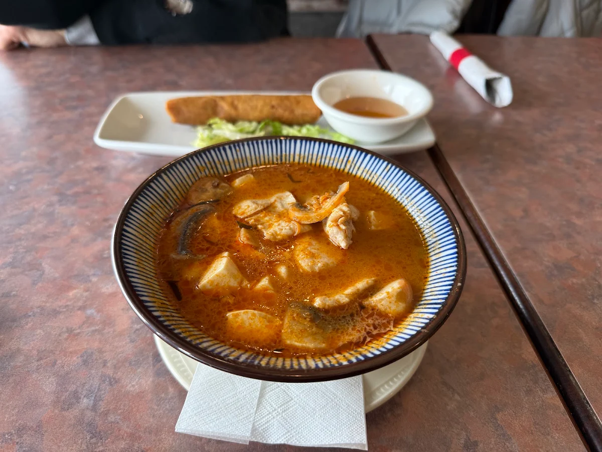 Tom Kha Soup with Chicken and Shrimp