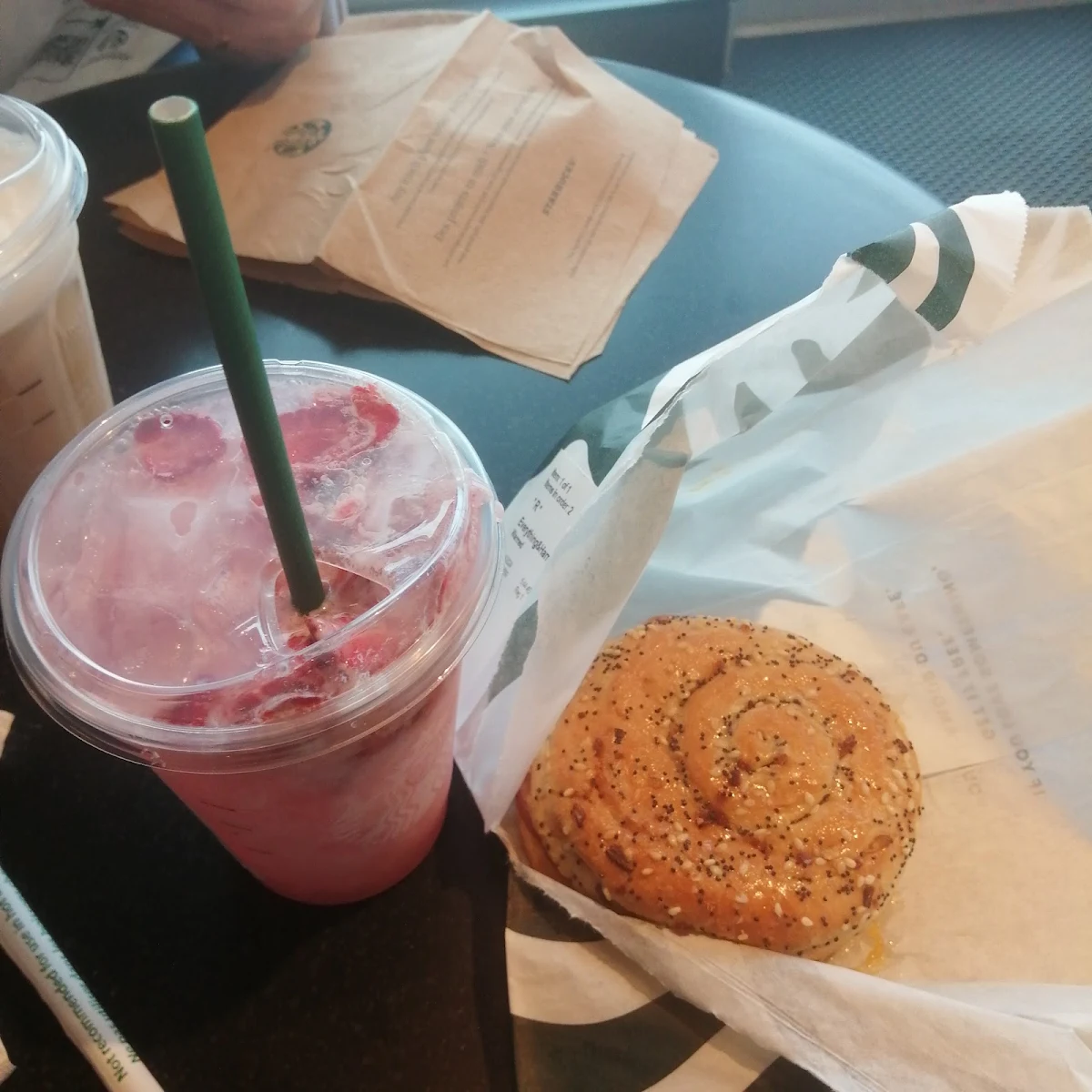 Waterelon Lemonade Plus Ham and Cheese Sandwich