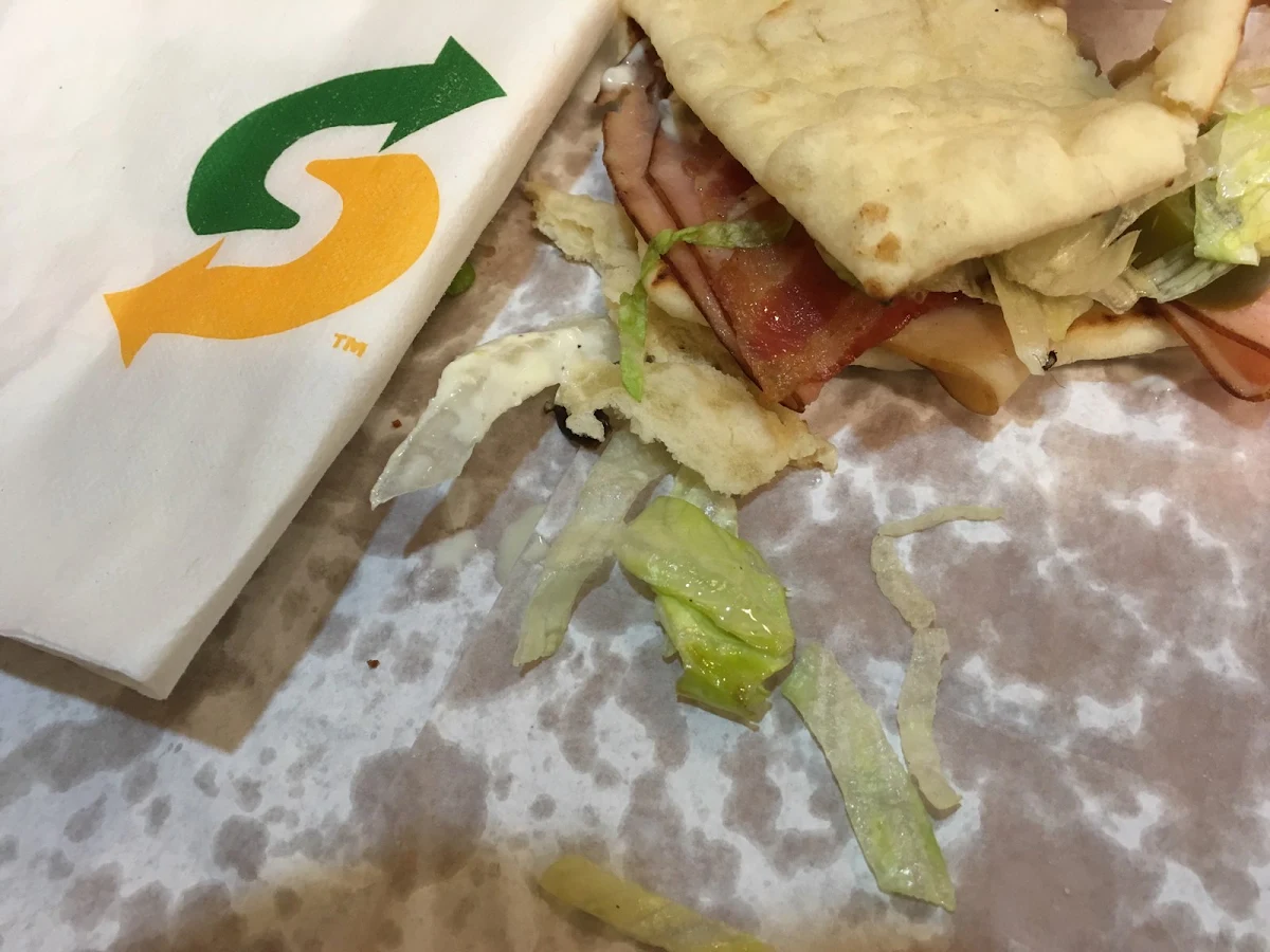 Cold Cut on Flatbread, Subway