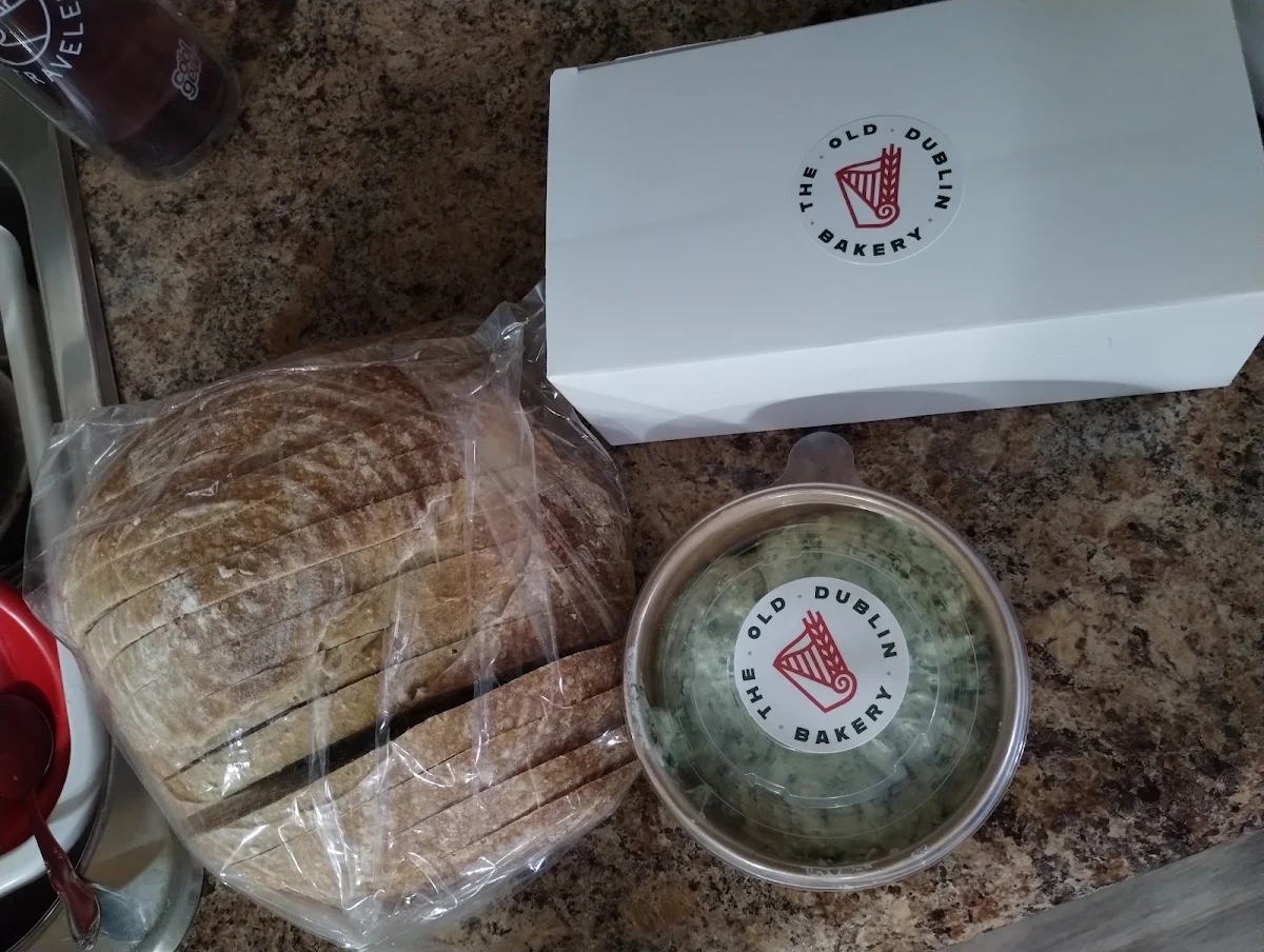 Soda Bread Spinich Dip Lemon Flakies in Da Box