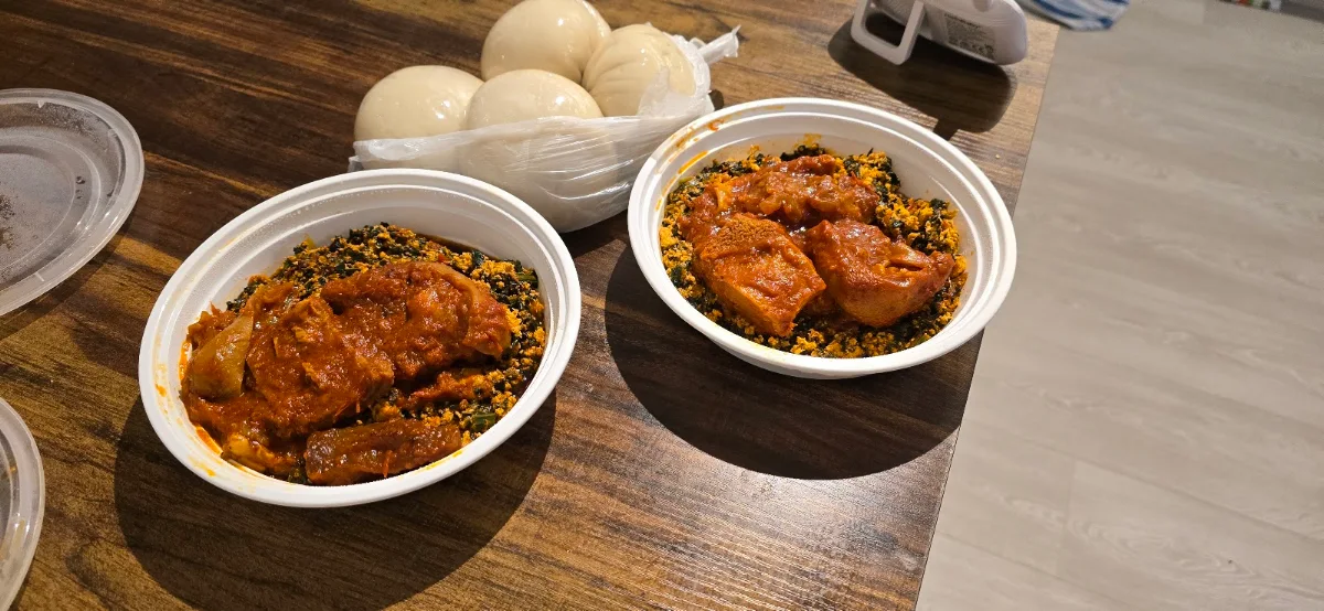 Egusi Soup & Pounded Yam