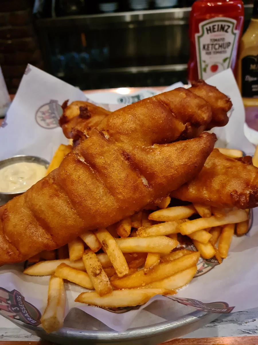 Fish & Chips À la Bière Fish & Chips With Beer