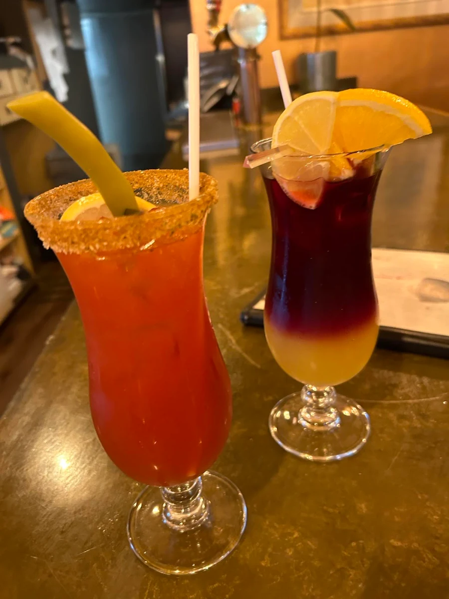 Bloody Ceasar and Sangria