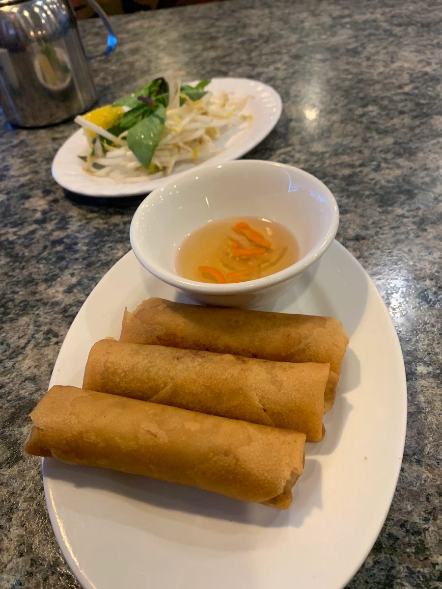 Spring Rolls & Grilled Pork