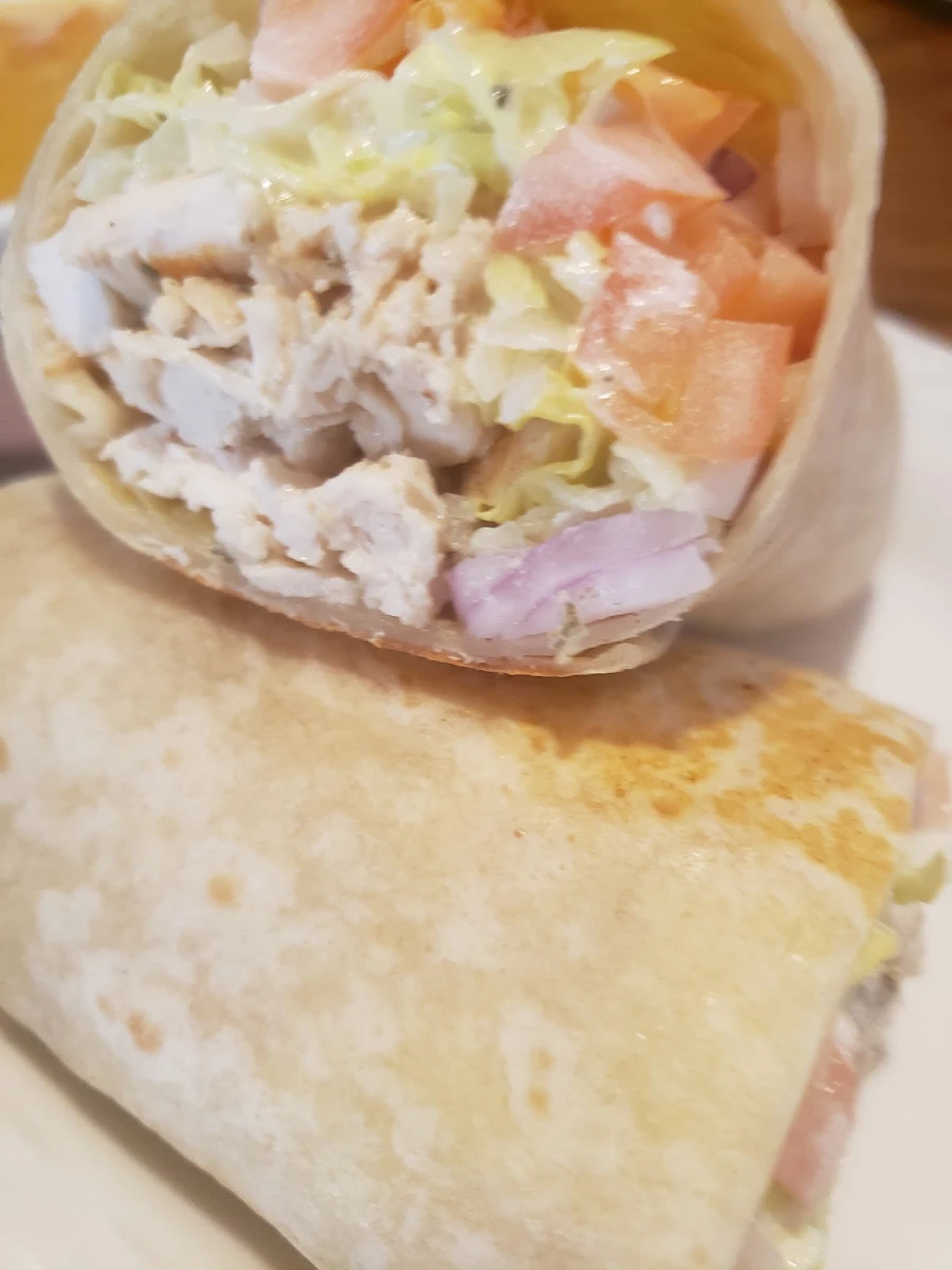 Garlic Chicken Wrap