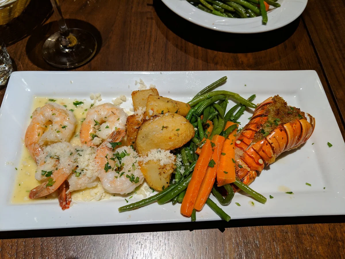 Lobster Tail & Shrimp Dish