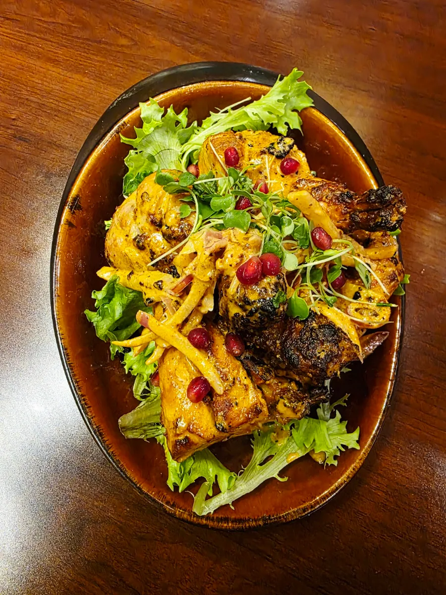 Smoked Papaya Mango Salad