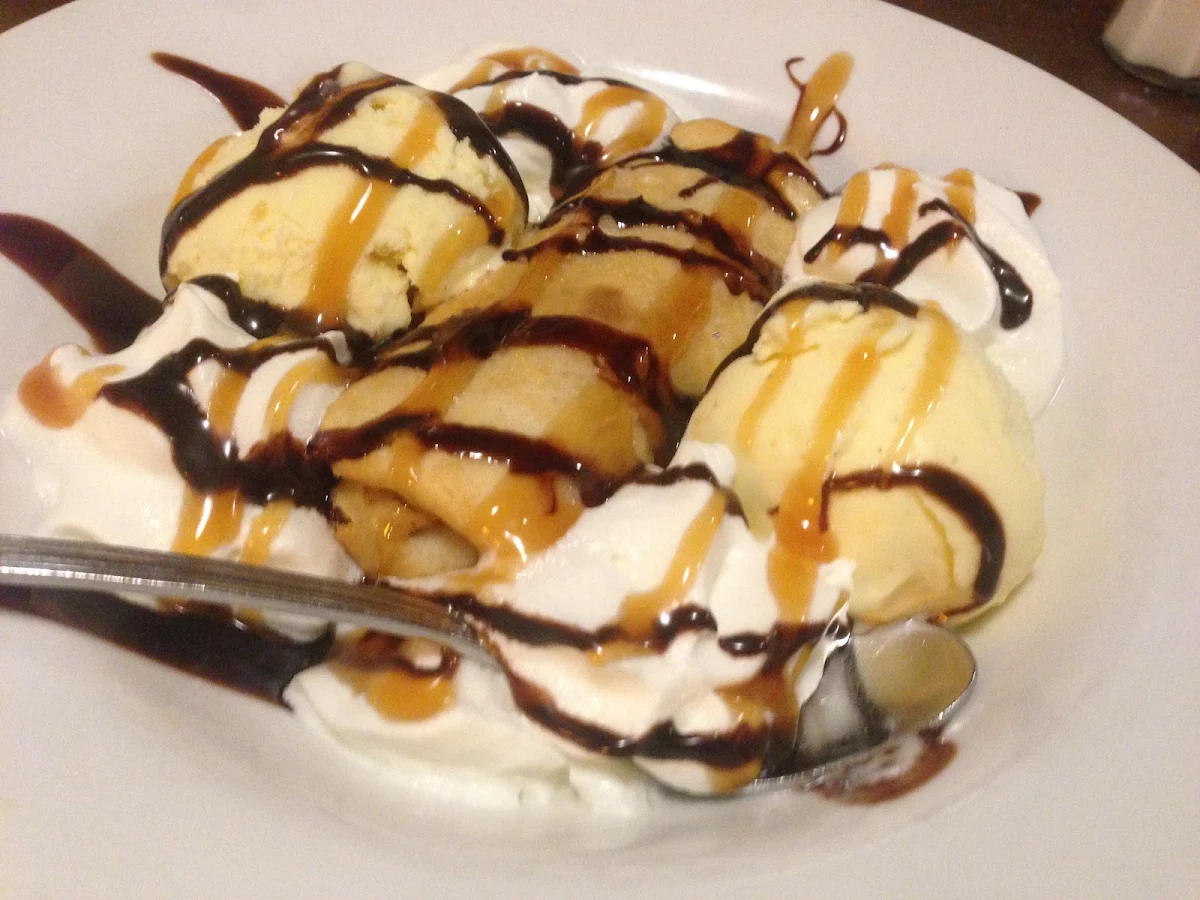 Deep Fried Mars Bar & Ice Cream