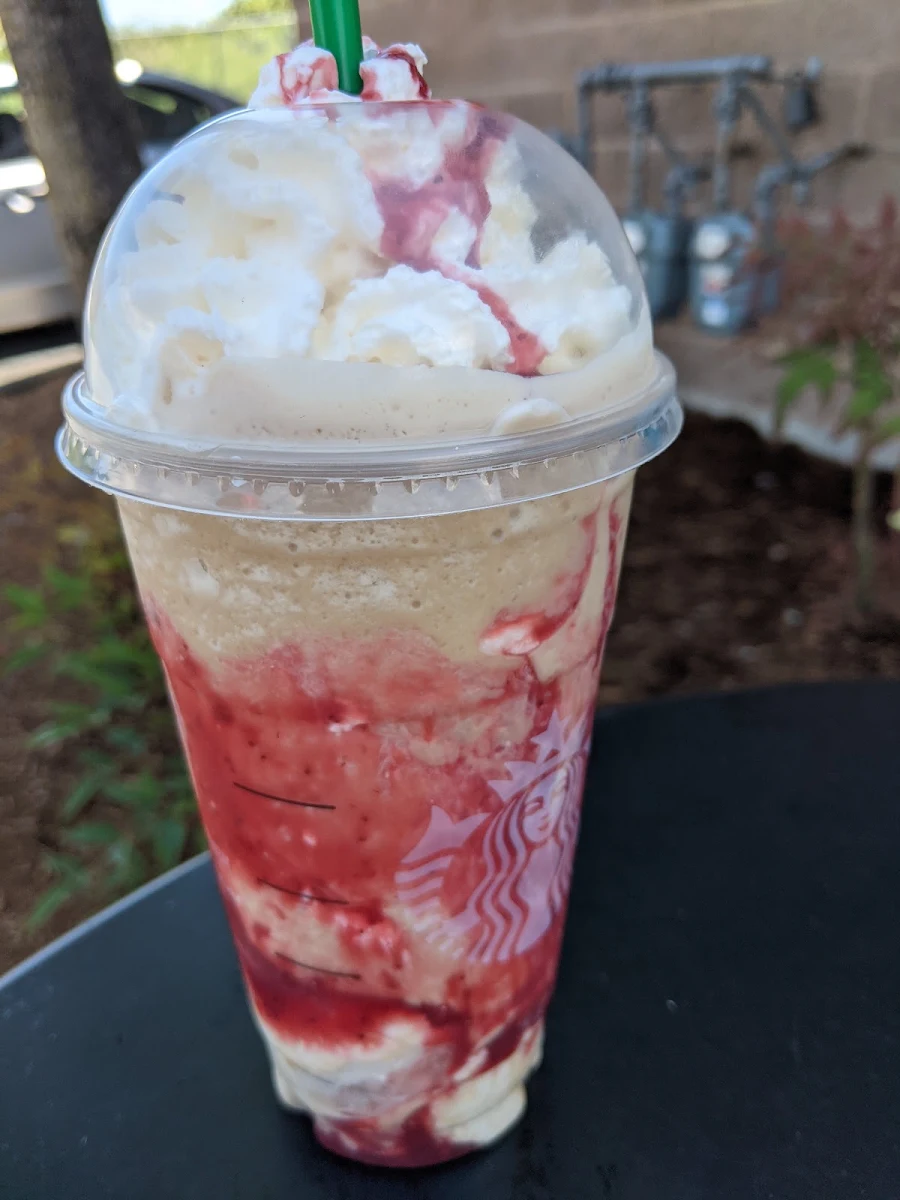Strawberry Crème Frappuccino Blended Beverage